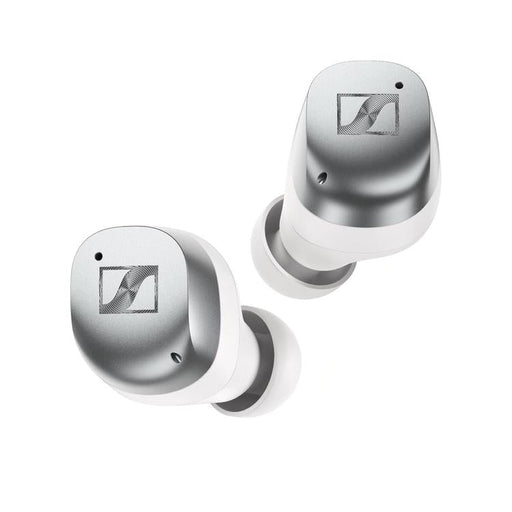 Sennheiser MOMENTUM True Wireless 4 | Écouteurs intra-auriculaires - Sans fil - Réduction adaptative du bruit - Blanc/Argent-SONXPLUS St-Jean