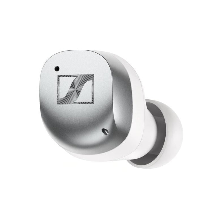 Sennheiser MOMENTUM True Wireless 4 | Écouteurs intra-auriculaires - Sans fil - Réduction adaptative du bruit - Blanc/Argent-SONXPLUS St-Jean