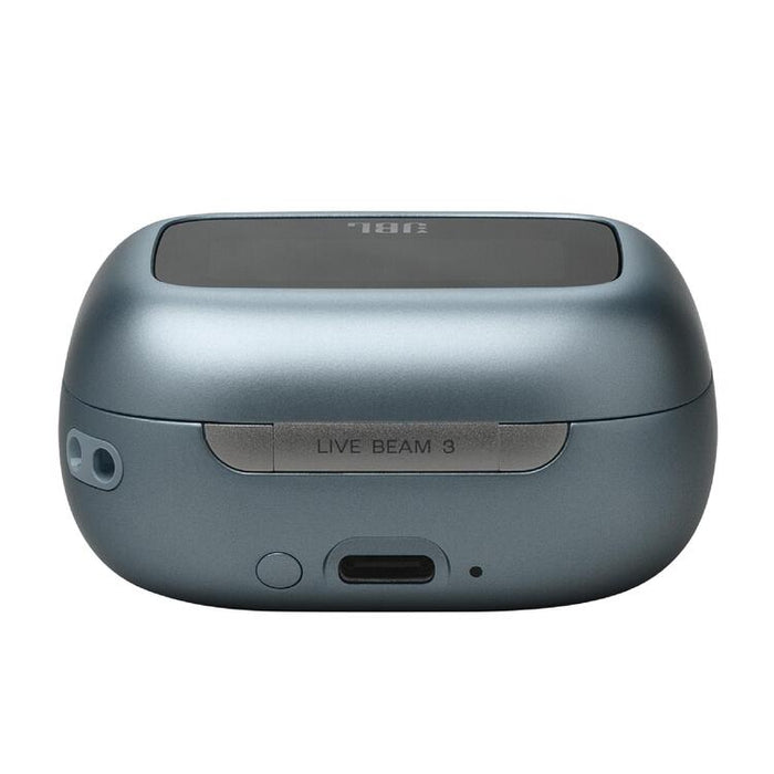 JBL Live Beam 3 | Écouteurs intra-auriculaires - Écran tactile LED 1,45" - Bleu-SONXPLUS St-Jean