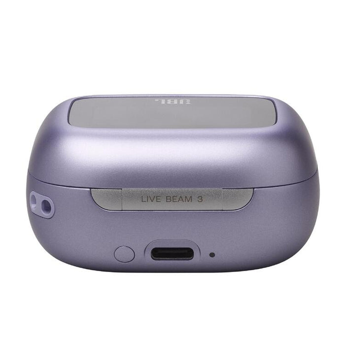 JBL Live Beam 3 | Écouteurs intra-auriculaires - Écran tactile LED 1,45" - Mauve-SONXPLUS St-Jean