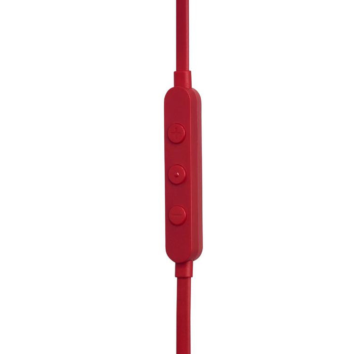JBL Tune 310C | Écouteurs intra-auriculaires - Filaire - USB-C - Télécommande 3 boutons - Rouge-SONXPLUS St-Jean