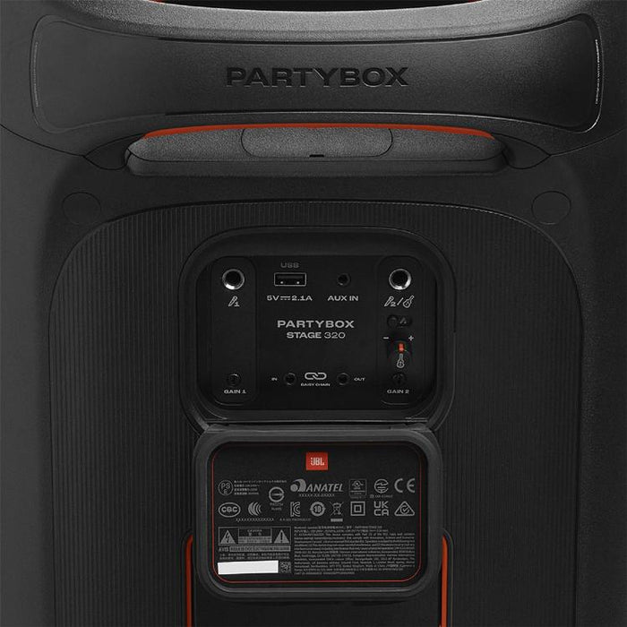 JBL PartyBox Stage 320 | Haut-parleur portable - Sans fil - Bluetooth - Effets lumineux - 240 W - Noir-SONXPLUS St-Jean