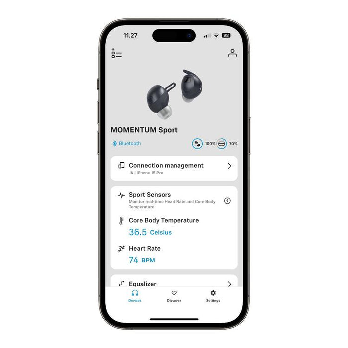 Sennheiser Momentum Sport | Écouteurs intra-auriculaires - Sans fil - Réduction active du bruit - Olive-SONXPLUS St-Jean