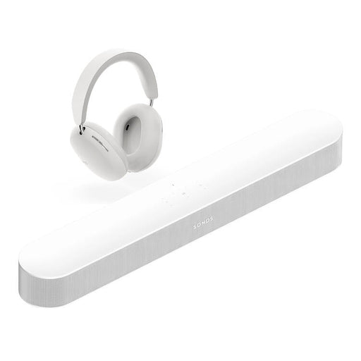 Sonos | Ensemble de divertissement personnel avec Sonos Beam (2e gen.) et Sonos Ace - Blanc-SONXPLUS St-Jean