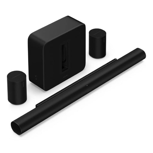 Sonos | Ensemble immersif haut de gamme avec Arc Ultra - 9.1.4 Canaux + 2 Era 100 + Sub 4 - Noir-SONXPLUS St-Jean