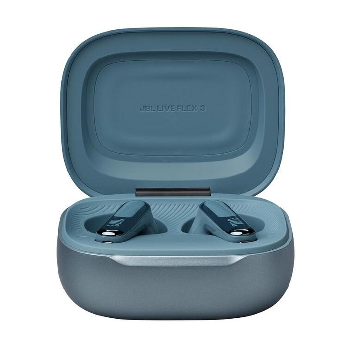 JBL Live Flex 3 | Écouteurs intra-auriculaire - Sans fil - Réduction de bruit - Écran tactile 1,45" - Bleu | SONXPLUS St-Jean