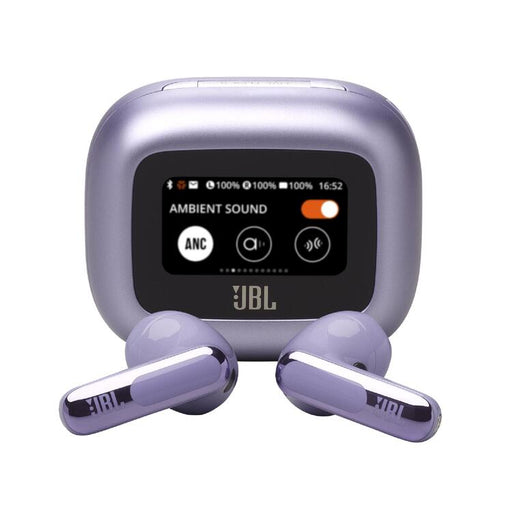 JBL Live Flex 3 | Écouteurs intra-auriculaire - Sans fil - Réduction de bruit - Écran tactile 1,45" - Mauve | SONXPLUS St-Jean