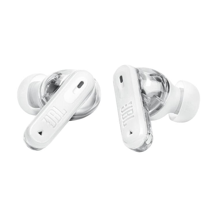 JBL Tune Beam 2 | Écouteurs intra-auriculaires - 100% Sans fil - Bluetooth - Smart Ambient - 6 Microphones - Blanc Fantôme | SONXPLUS St-Jean