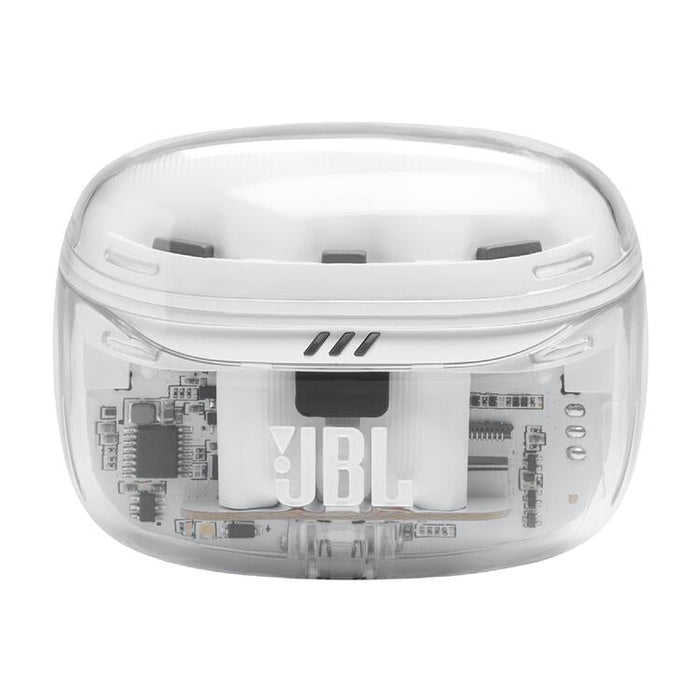 JBL Tune Beam 2 | Écouteurs intra-auriculaires - 100% Sans fil - Bluetooth - Smart Ambient - 6 Microphones - Blanc Fantôme | SONXPLUS St-Jean
