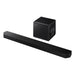 Samsung HW-Q800F | Barre de son - 5.1.2 canaux - Dolby ATMOS - Caisson de graves sans fil - 400W - Q-Symphony - Noir-SONXPLUS St-Jean.com