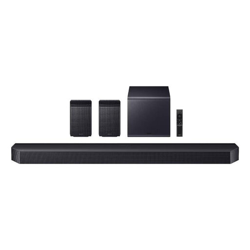 Samsung HW-Q990F | Barre de son - 11.1.4 canaux - Dolby ATMOS - Caisson de graves + Haut-parleurs arrière sans fil - 756W - Q-Symphony - Noir-SONXPLUS St-Jean.com
