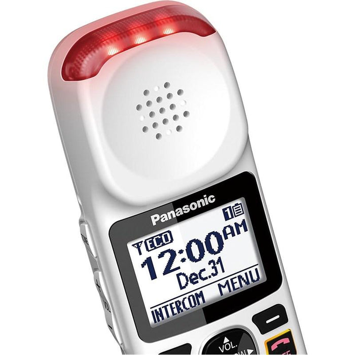 Panasonic KX-TGM490S | Téléphone sans fil - 1 combiné - Répondeur - Amplifié 3X - Argenté-SONXPLUS St-Jean