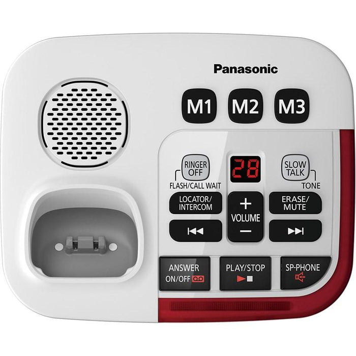 Panasonic KX-TGM490S | Téléphone sans fil - 1 combiné - Répondeur - Amplifié 3X - Argenté-SONXPLUS St-Jean