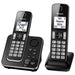Panasonic KX-TGD392B | Téléphone sans fil - 2 combinés - Répondeur - Noir-SONXPLUS St-Jean