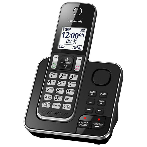Panasonic KX-TGD392B | Téléphone sans fil - 2 combinés - Répondeur - Noir-SONXPLUS St-Jean