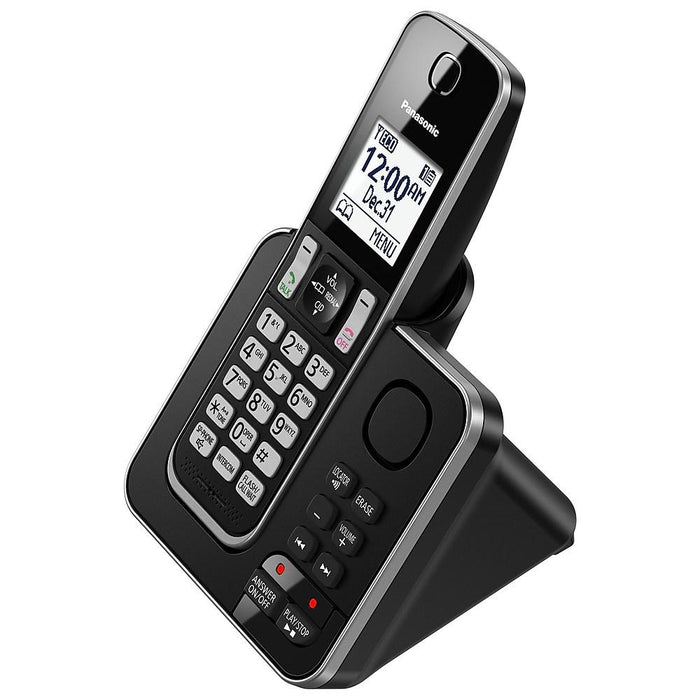 Panasonic KX-TGD392B | Téléphone sans fil - 2 combinés - Répondeur - Noir-SONXPLUS St-Jean