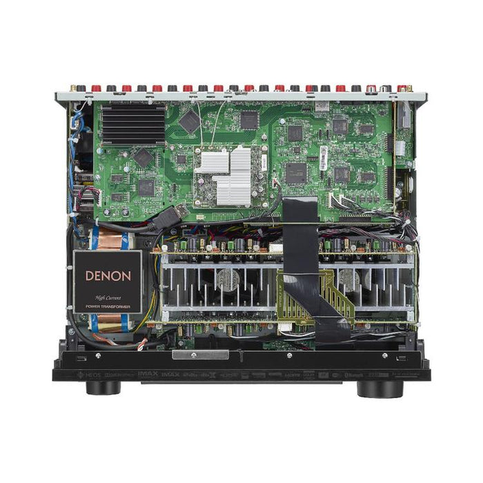 Denon AVRX4700H | Récepteur AV 9.2 canaux - Cinéma maison - 3D - 8K - HEOS - Noir-SONXPLUS St-Jean