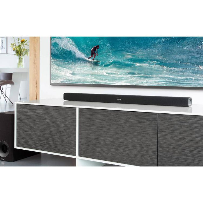 Denon DHT-S316 | Système de Barre de son Cinéma maison - 2.1 canaux - Bluetooth - Caisson de graves sans fil - Noir-SONXPLUS St-Jean