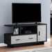 Monarch Specialties I2804 | Meuble TV - 48" - 1 Tiroir - 1 Armoire - Gris et Noir-SONXPLUS St-Jean