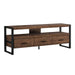 Monarch Specialties I2820 | Meuble TV - 60" - 3 Tiroirs - Brun foncé-SONXPLUS St-Jean