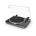 Audio-Technica AT-LP70XBTBS | Table tournante Stéréo - Sans fil - Bluetooth - Entraînement par courroie - Entièrement automatique - Noir/Argent | Sonxplus Saint-Jean-sur-Richelieu