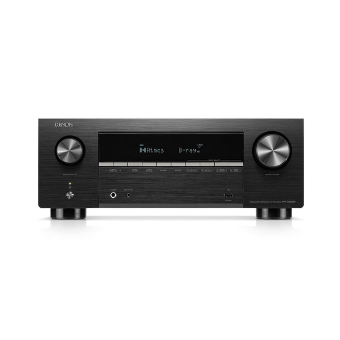 Denon AVRX2900H | Récepteur AV - 7.2 canaux - Cinéma maison - 8K - HEOS - Noir | Sonxplus Saint-Jean-sur-Richelieu