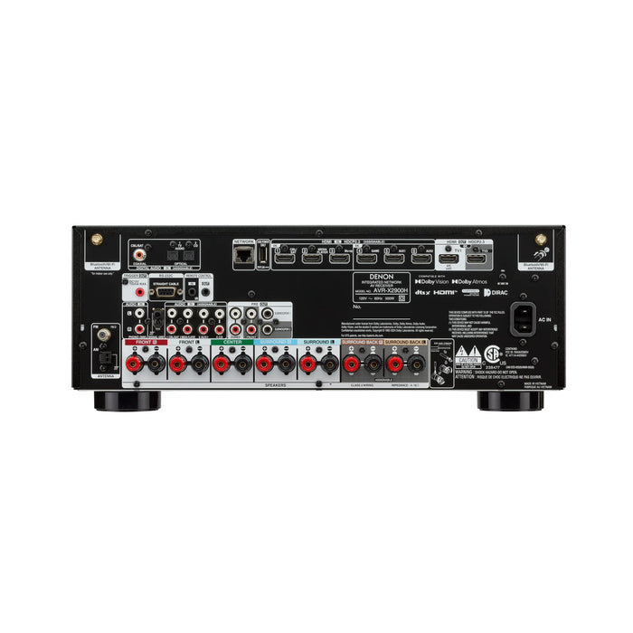 Denon AVRX2900H | Récepteur AV - 7.2 canaux - Cinéma maison - 8K - HEOS - Noir | Sonxplus Saint-Jean-sur-Richelieu