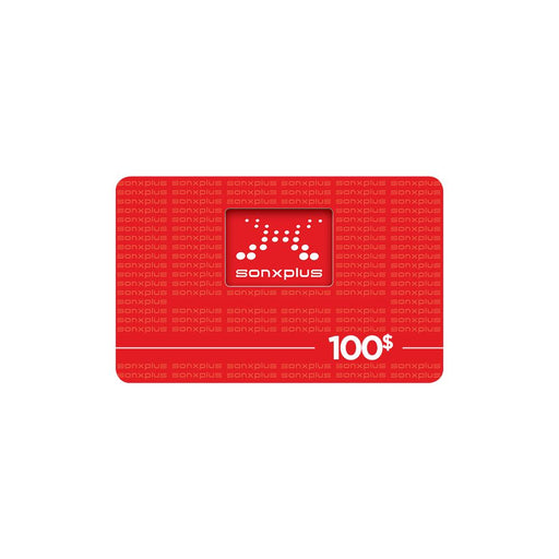 Carte cadeau 100 $-SONXPLUS St-Jean