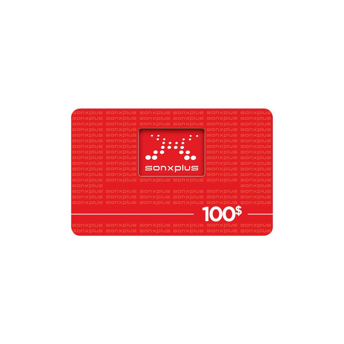 Carte cadeau 100 $-SONXPLUS St-Jean