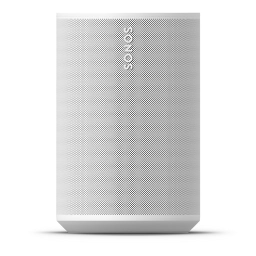 Sonos Era 100 SL | Haut-parleur compact - Tactile - Wi-Fi - Blanc | vue avant avec logo | Sonxplus St-Jean