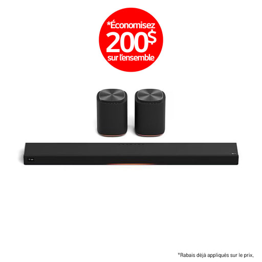 LG Sound Suite | Immersive suite 7 - Barre de son H7+2M7 | 01 | Sonxplus St-Jean