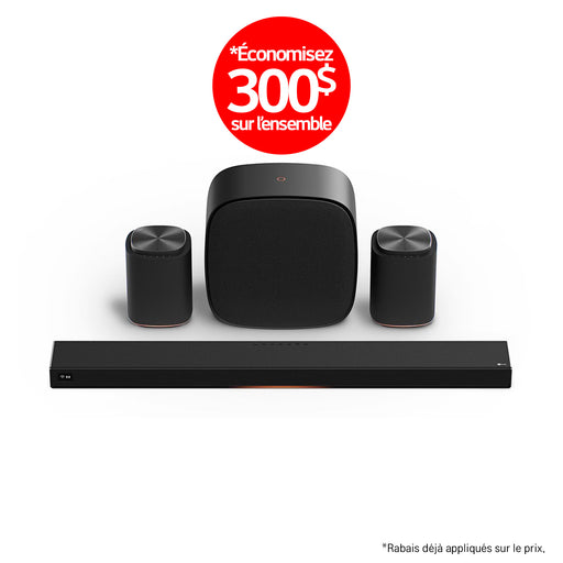 LG Sound Suite | Immersive suite 7 Pro - Barre de son H7+2M7+W7 | 01 | Sonxplus St-Jean