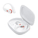 JBL Endurance Peak 4 | Écouteurs intra-auriculaire - TwistLock  - Blanc/Orange | 02 | Sonxplus St-Jean