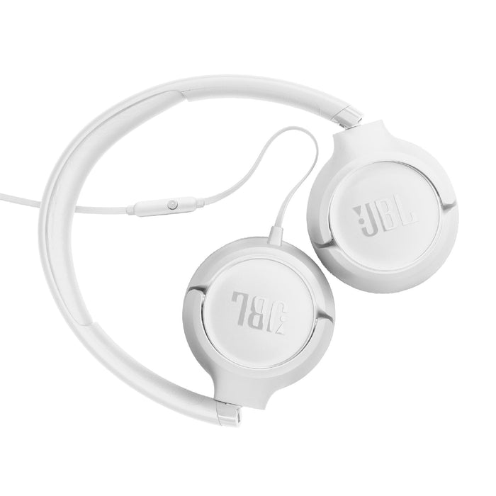 JBL Tune 530 | Écouteurs supra-auriculaire - Fil - Pliable - Blanc | 03 | Sonxplus St-Jean