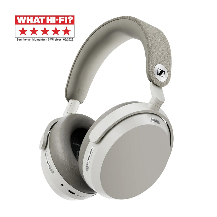 Sennheiser MOMENTUM 5 Wireless | Écouteurs supra-auriculaires - Sans fil - Réduction adaptative du bruit - Blanc | 04 | Sonxplus St-Jean