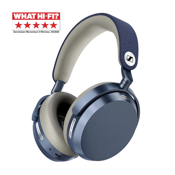 Sennheiser MOMENTUM 5 Wireless | Écouteurs supra-auriculaires - Sans fil - Réduction adaptative du bruit - Denim | 04 | Sonxplus St-Jean