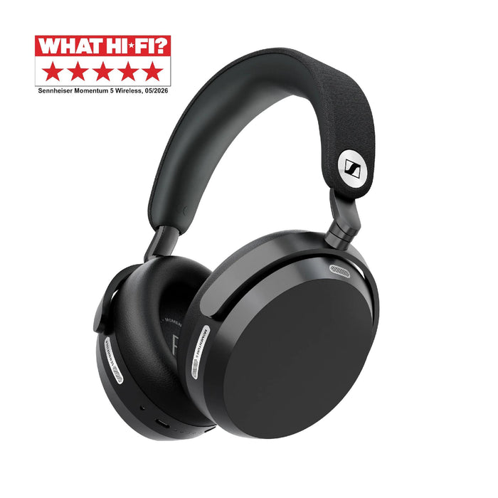 Sennheiser MOMENTUM 5 Wireless | Écouteurs supra-auriculaires - Sans fil - Réduction adaptative du bruit - Noir | 04 | Sonxplus St-Jean