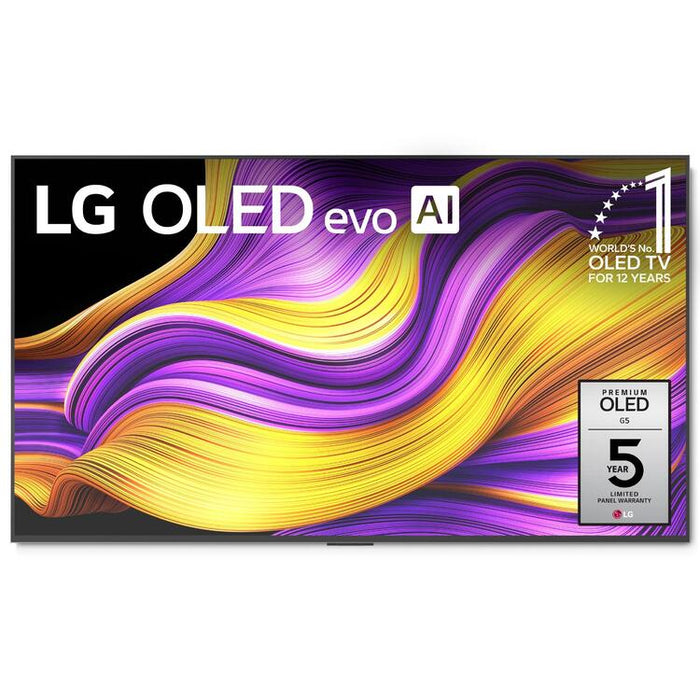 LG OLED55G5WUA | Téléviseur 55" 4K OLED - 120Hz - Série G5 - Processeur IA a11 4K Gen2 - Noir | Sonxplus Saint-Jean-sur-Richelieu