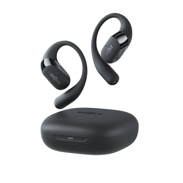 SHOKZ OpenFit 2+ | Écouteurs à oreilles ouvertes - Jusqu'à 48 heures d'écoute - Bluetooth - Noir | 02 | Sonxplus St-Jean