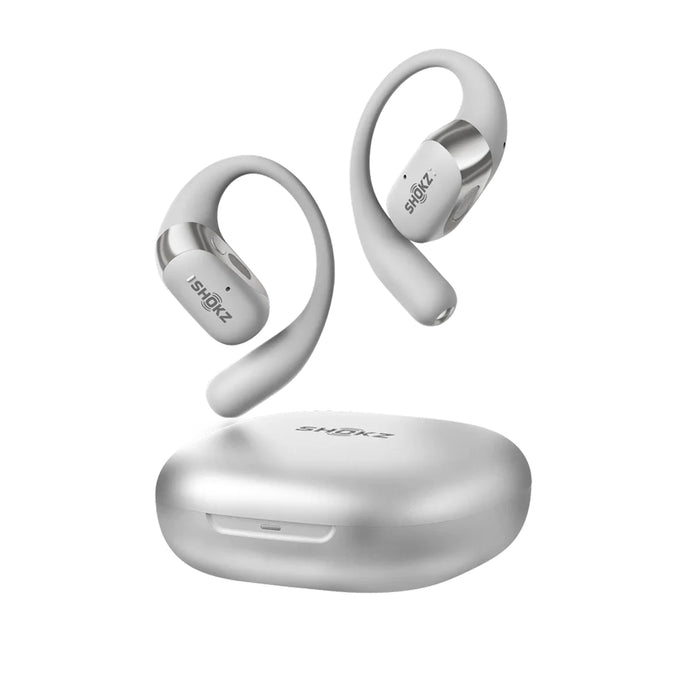 SHOKZ OpenFit 2+ | Écouteurs à oreilles ouvertes - Jusqu'à 48 heures d'écoute - Bluetooth - Gris | 02 | Sonxplus St-Jean