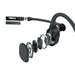SHOKZ OpenComm2 USB-A | Écouteurs à conduction osseuse - Bluetooth - Adaptateur USB-A - Microphone - Noir | Sonxplus Saint-Jean-sur-Richelieu