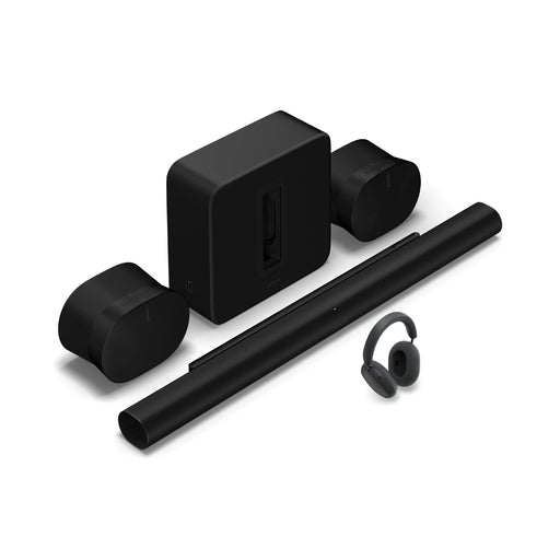Sonos | Premium Personal Entertainment System with Arc Ultra+2, Era 300, Sub 4, and Ace Ultra - Black | Sonxplus Saint-Jean-sur-Richelieu