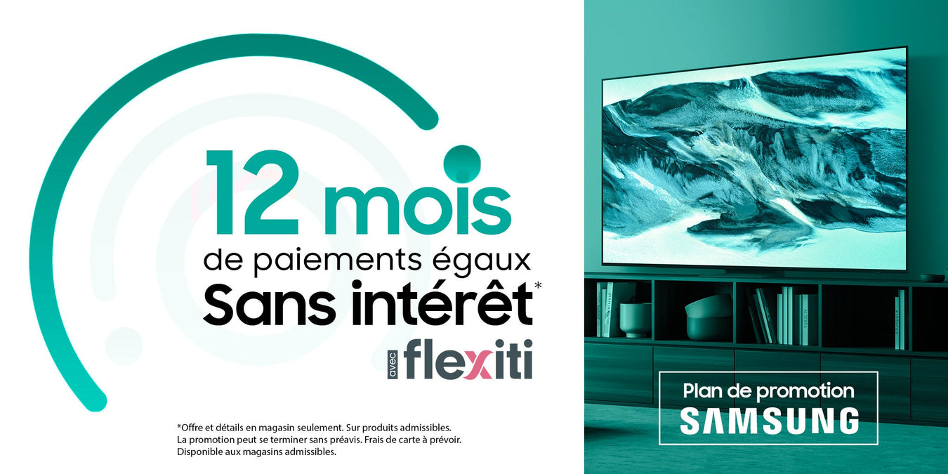 12 Months Equal Payments - Flexiti Samsung | SONXPLUS Saint-Jean