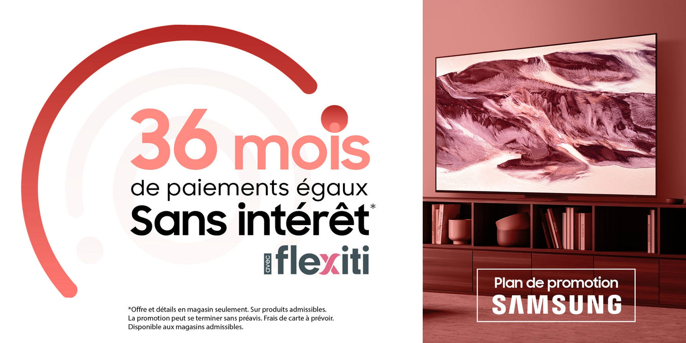 36 Months Equal Payments - Flexiti Samsung | SONXPLUS Saint-Jean