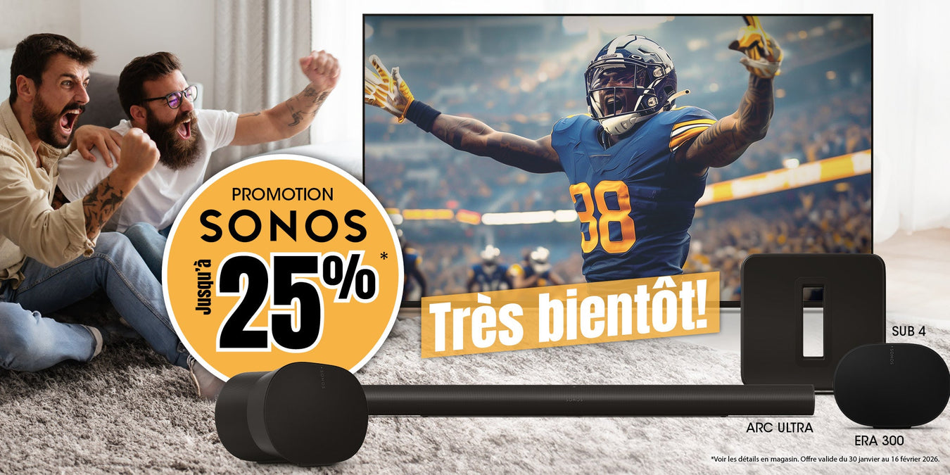 Sonos products on sale for the Super Bowl | SONXPLUS Saint-Jean