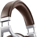 Denon AH-D5200 | Wired circum-aural headset - Zebrawood shells - Aluminium structure - High-end - Lightweight - Brown-SONXPLUS St-Jean