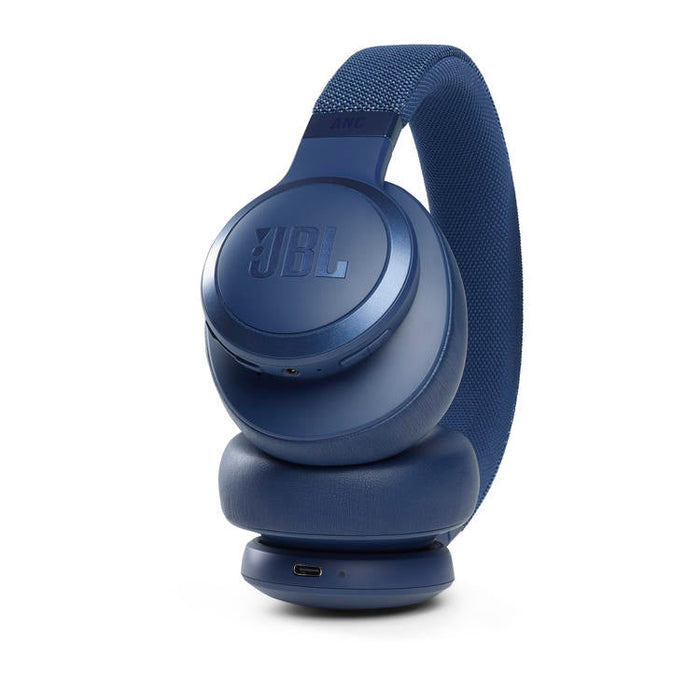 JBL Live 660NC | Around-ear wireless headphones - Bluetooth - Active noise cancellation - Multipoint connection - Blue-SONXPLUS St-Jean