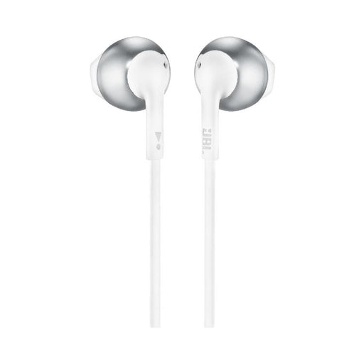 JBL Tune 205 | Wired In-Ear Headphones - JBL Pure Bass - Microphone - Chrome-SONXPLUS St-Jean