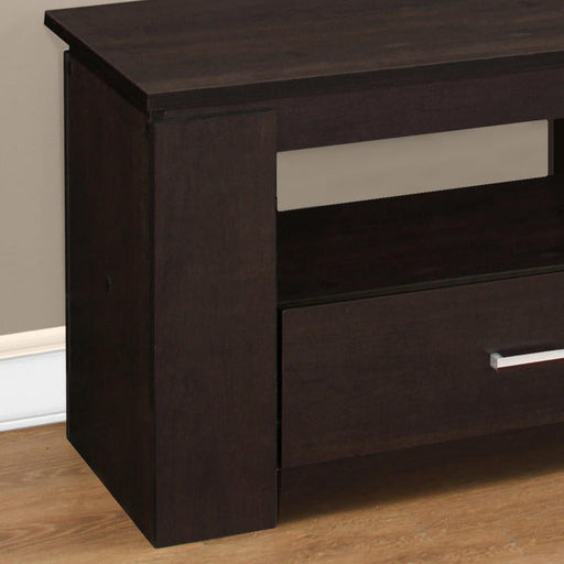Monarch Specialties I 2600 | TV Stand - 48" - 2 Storage Drawers - Espresso-SONXPLUS St-Jean
