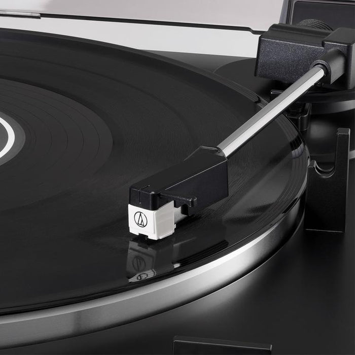 Audio-Technica AT-LP60XBK | Stereo Turntable - Belt Drive - Fully Automatic - Black-SONXPLUS St-Jean